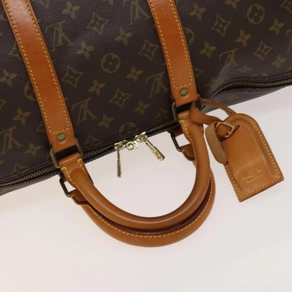 LOUIS VUITTON Monogram Keepall 50 Boston Bag M41426 LV Auth 132281 - Picture 8 of 16